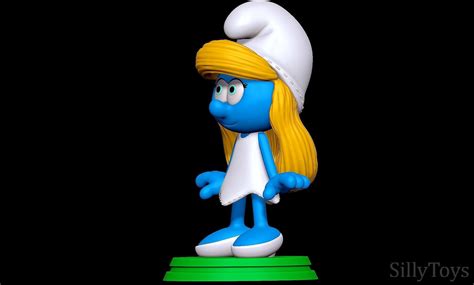 Smurfette - Smurfs 3D model 3D printable | CGTrader