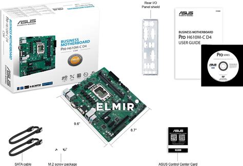 Материнская плата Asus Pro H610M-C-CSM s-1700 H610 купить | Elmir ...