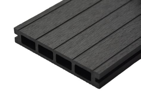 Black Charcoal Composite Decking Sample Wpc Rockwood Wpc