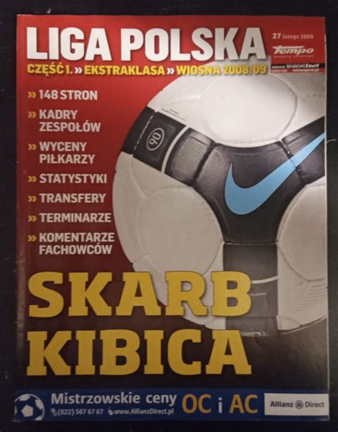 Liga Polska 2008 2009 Wiosna Skarb Kibica Cz 1 Warszawa Kup Teraz