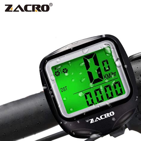 Zacro 1 Set Bicycle Speedometer Bike Cycle Computer Wireless Cycling ...