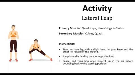 Lateral Leap Week 4 Activity Youtube