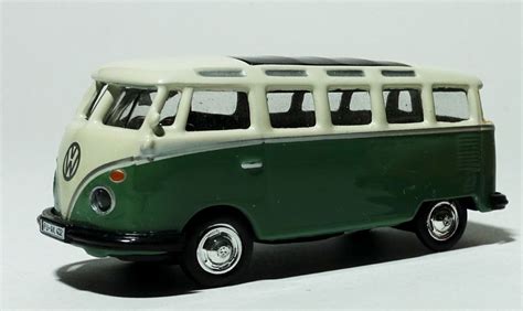 VW T1 Samba Bus grün weiß Schuco 1 87 Kaufen auf Ricardo