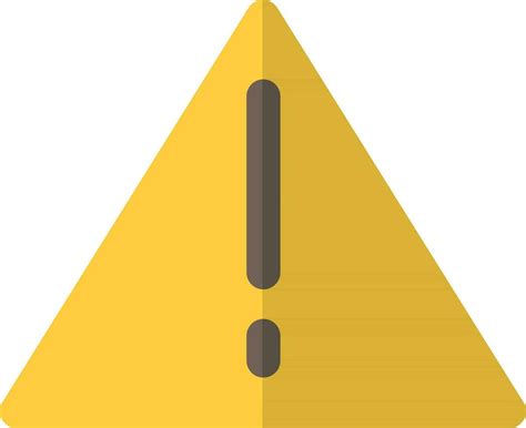 Warning icon in yellow and brown color. 24910088 Vector Art at Vecteezy