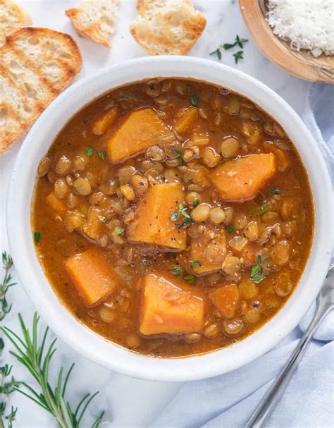 Sweet Potato Lentil Soup The Clever Meal