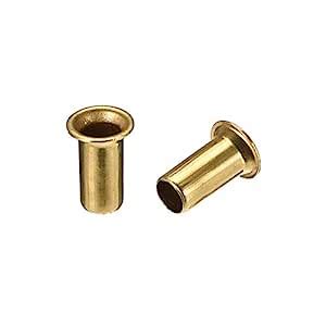 Uxcell Hollow Rivet Mm X Mm Through Hole Copper Hollow Rivets