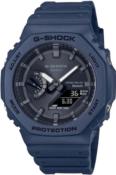 Casio Mens Mm G Shock Black Dial Resin Analog Digital Watch Ga