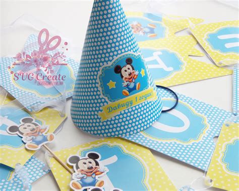 Party Hat Template 1st Birthday Hat Svg Cut Cutting File 112978