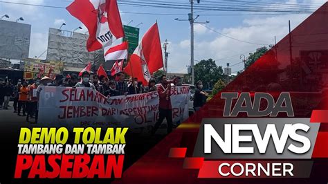 Jember Gmni Warga Demo Menolak Tambang Dan Tambak Youtube