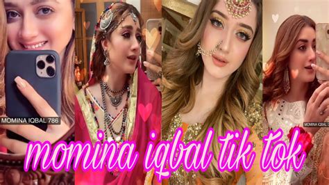 Famous Pakistani Actress Momina Iqbal Beautiful Tik Tok Videos YouTube