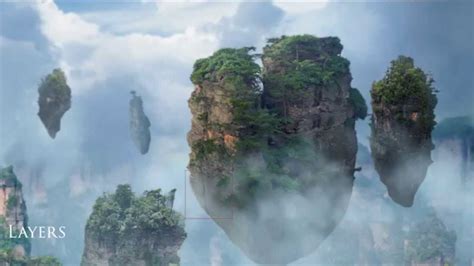 Floating Islands Matte Painting And Breakdown Youtube