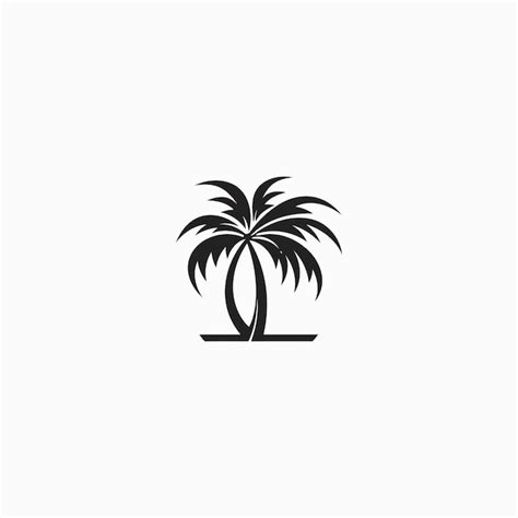 Premium Vector Palm Tree Logo Design Vector Illustration