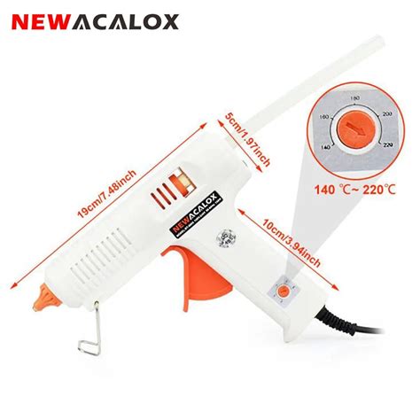 Newacalox W Eu Diy Hot Melt Glue Gun Mm Adhesive Stick Industrial