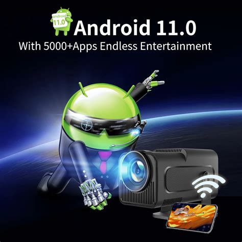 Lyncast K Android Projector Native P Ansi Hy Dual Wifi