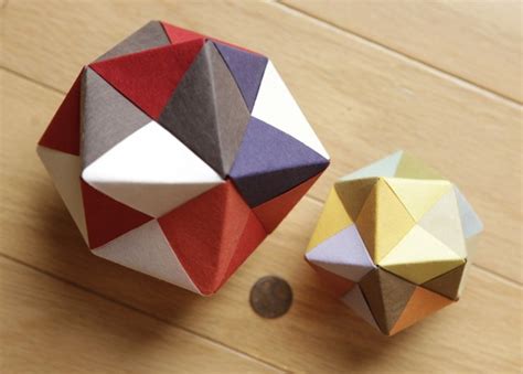 Modular Origami Icosahedron Octahedron And Cube Math Craft