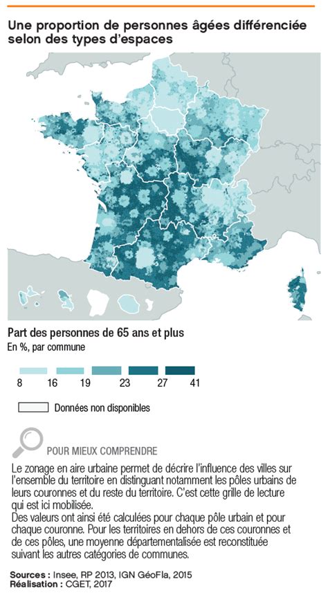 En France des territoires inégaux face au vieillissement Seniors