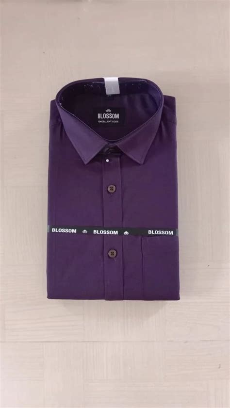 Purple Full Sleeve Men Formal Shirt At Rs 450 Men Formal Dress Shirts