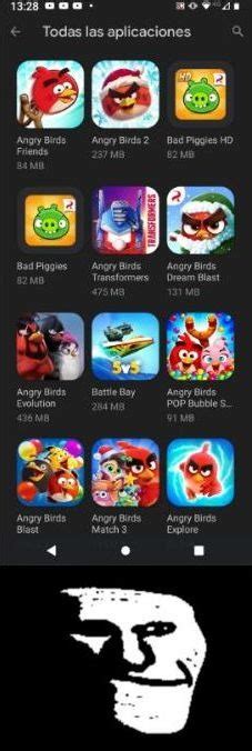 Maldita normas de Google quito los Angry Birds por razón desconocida PD