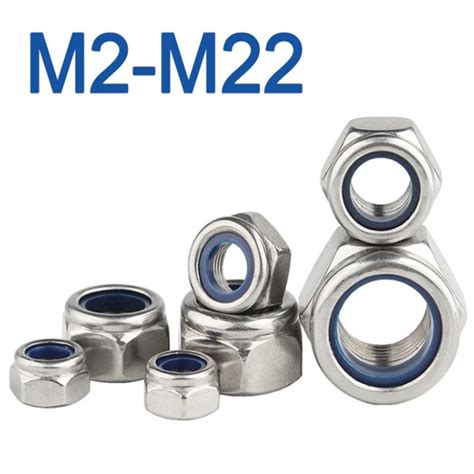 Stainless Steel Hexagon Nylon Insert Lock Nut Self Lock Nut China