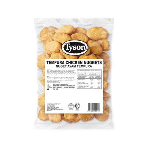 Tyson Tempura Chicken Nuggets 1kg Malaysia Essentialsmy