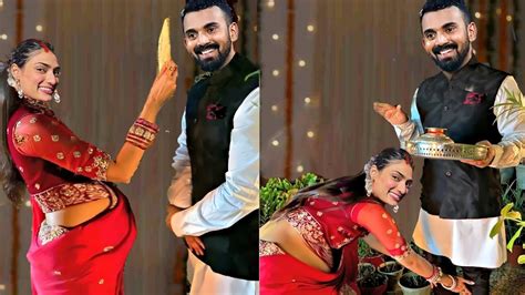 Pregnant Athiya Shetty Celebrates First Karwa Chauth With Husband Kl