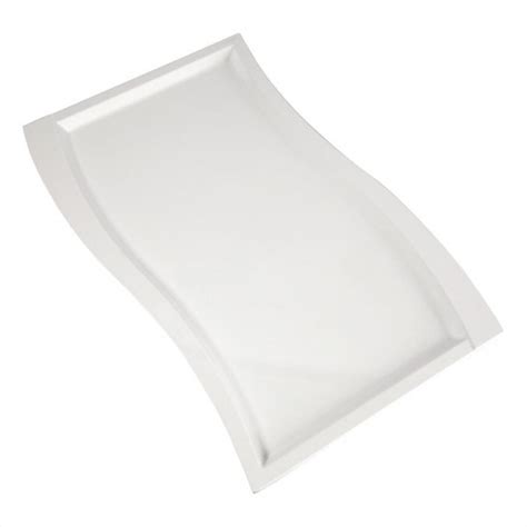 Aps Wave Melamine Platter White Gn