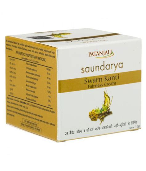 Patanjali Saundarya Swarn Kanti Fairness Cream Day Cream 50 Gm Buy Patanjali Saundarya Swarn