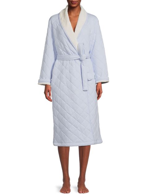 Womens Quilted Long Robe At Barry Brock Blog