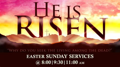 Easter Sunday Morning Services - My Edmonds News