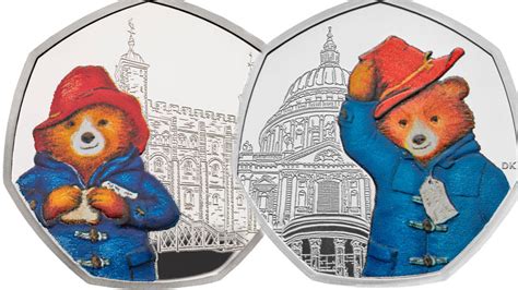 When are the Paddington 50p coins released by the Royal Mint and how ...