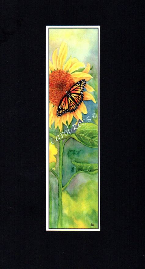 Watercolor Bookmarks - Etsy