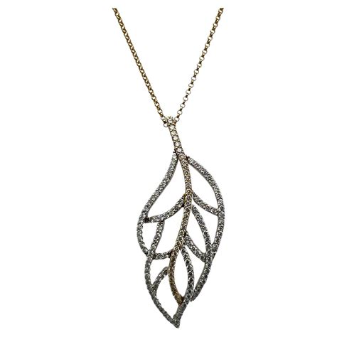 karat  tone gold  diamond pendant necklace  sale  stdibs