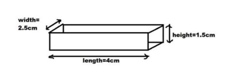 A Matchbox Is 4cm Long 25cm Broad And 15cm In Height