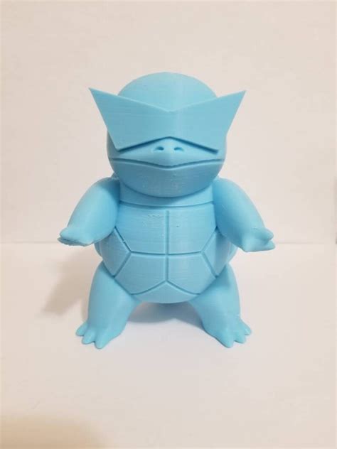 3d Printed Squirtle Squad Leader Etsy