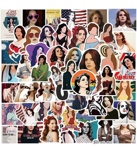 Lana Del Rey Stickers Etsy UK