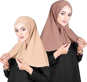 Phogary Pcs Snap Hijab For Women Islamic Muslim Ready To Go Instant