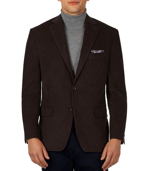 Michael Kors Men’s Dark Brown Corduroy Sport Jacket Couturepoint