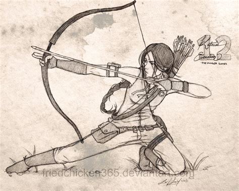 Katniss Everdeen By ~friedchicken365 On Deviantart Hunger Games Drawings Hunger Games Fan Art