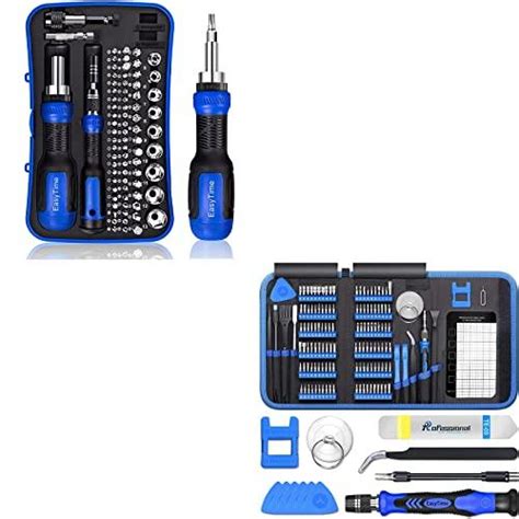 EasyTime 140 In 1 Precision Screwdriver SetRatcheting Screwdriver Set