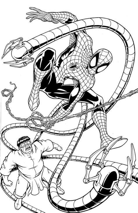 Arriba M S De Dibujos Doctor Octopus Para Colorear Muy Caliente