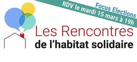 Prochaines Rencontre De L Habitat Solidaire Mars