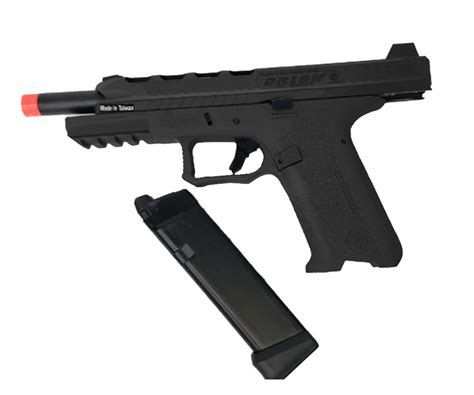 Poseidon Orion No 3 Performance Gas Blowback Pistol Black Airsoft