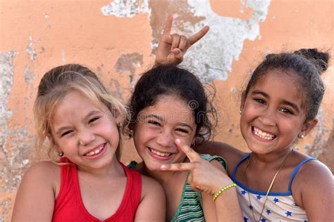 Smiling Cuban Children Editorial Stock Image Image Of America