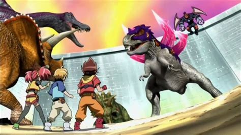 Dinosaur King Battle Against Gigas Round 1 Resound Youtube