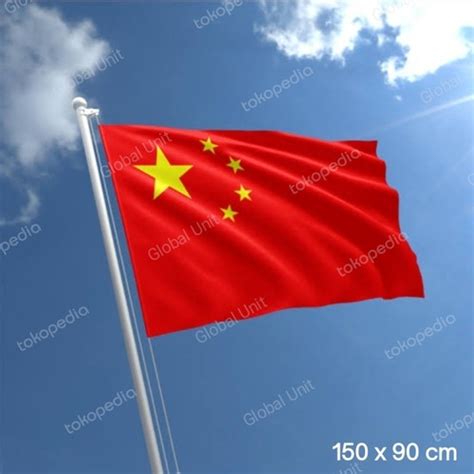 Jual Bendera Negara Cina Flag Of China Ukuran Besar Bb06 Kota