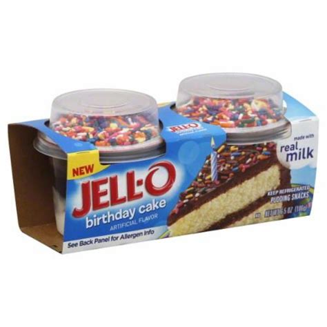 Jell O Birthday Cake Pudding 6 5 Oz Ralphs