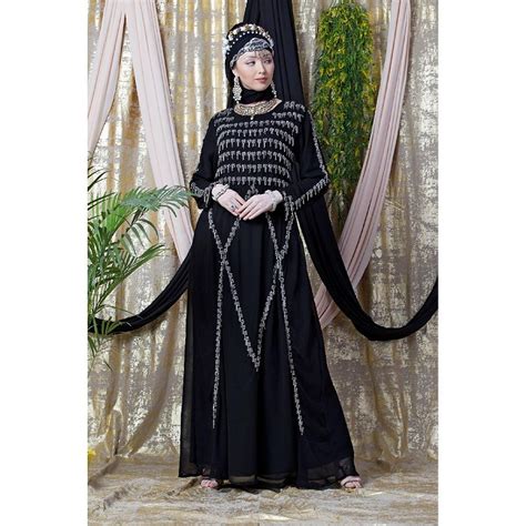 Abaya Online In India Part Wear Abaya With Embroidery Work