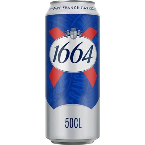 Bière blonde 1664 la canette de 50cL à Prix Carrefour