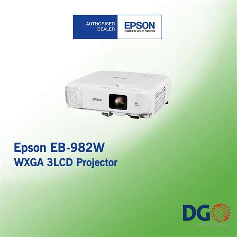 Epson Eb 982w Wxga 3lcd Projector Shopee Malaysia