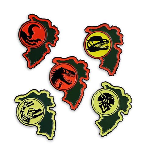 Jurassic Park Paddock Sign Pin Series Pre Order Mondo Jurassic